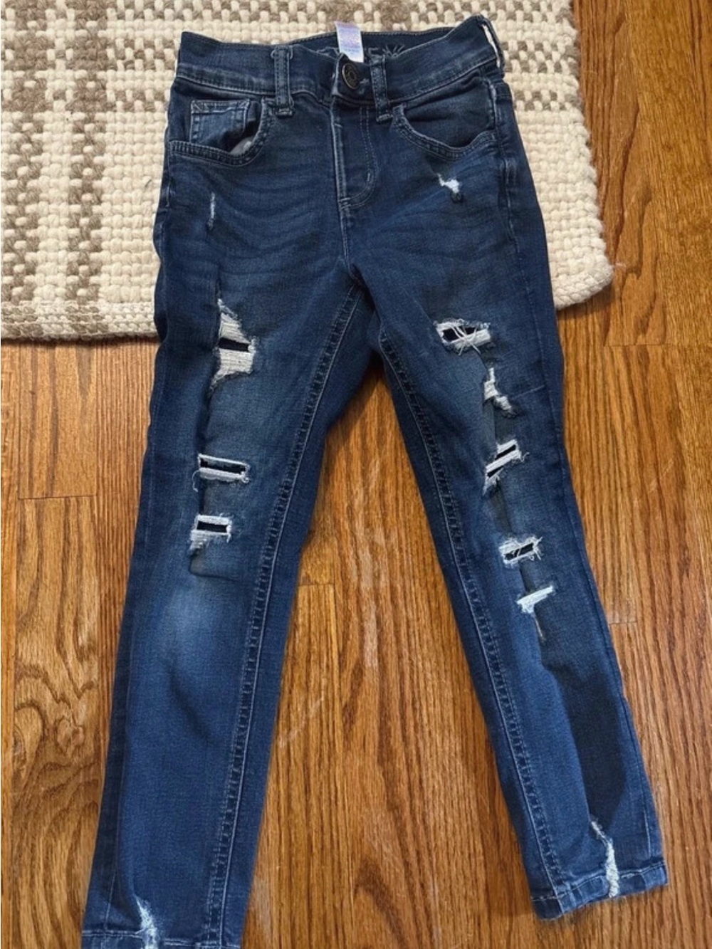 Girl Distressed skinny Jeans